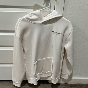 McLaren White Hoodie Hollister